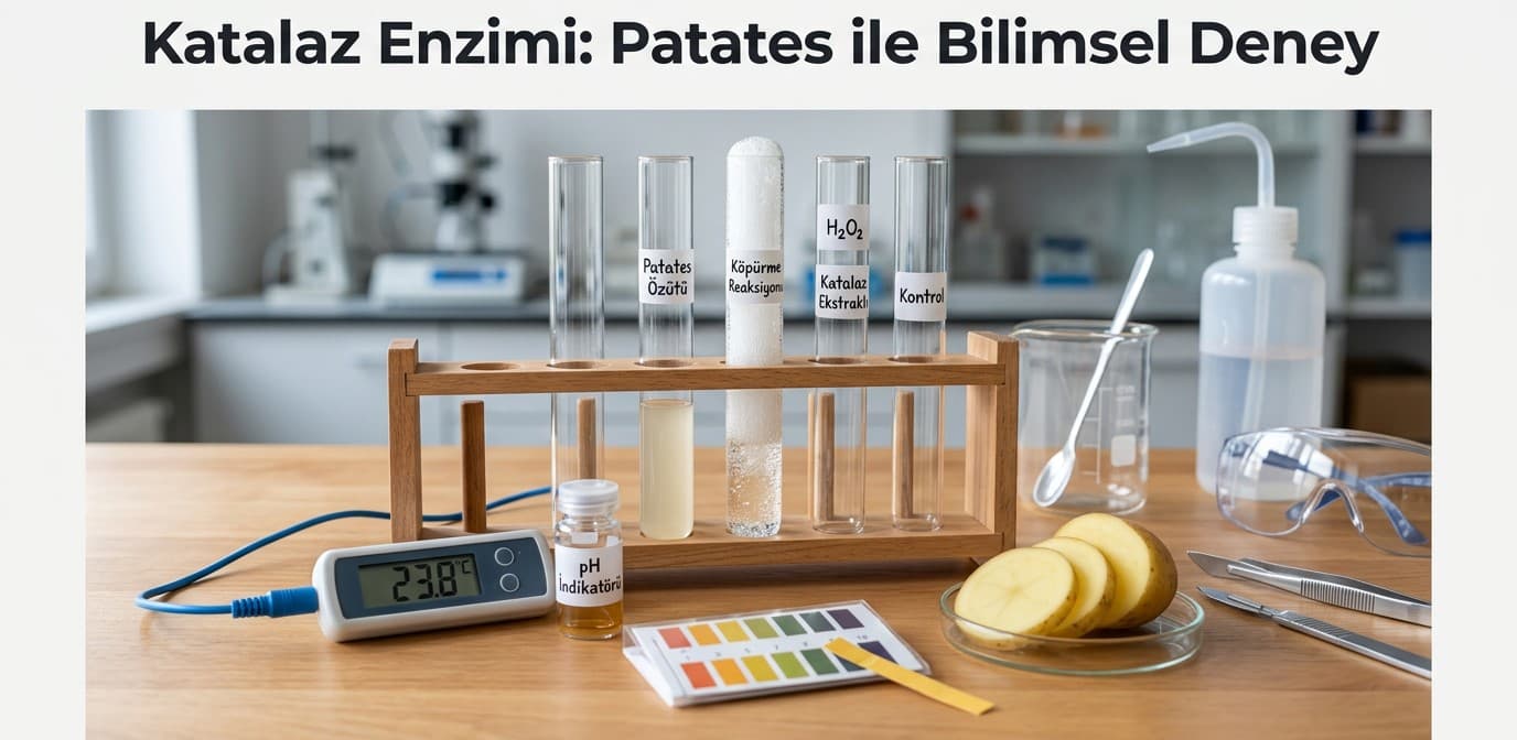 Enzimlerin Çalışma Şartlarını Keşfediyoruz: pH ve Sıcaklık Deneyi