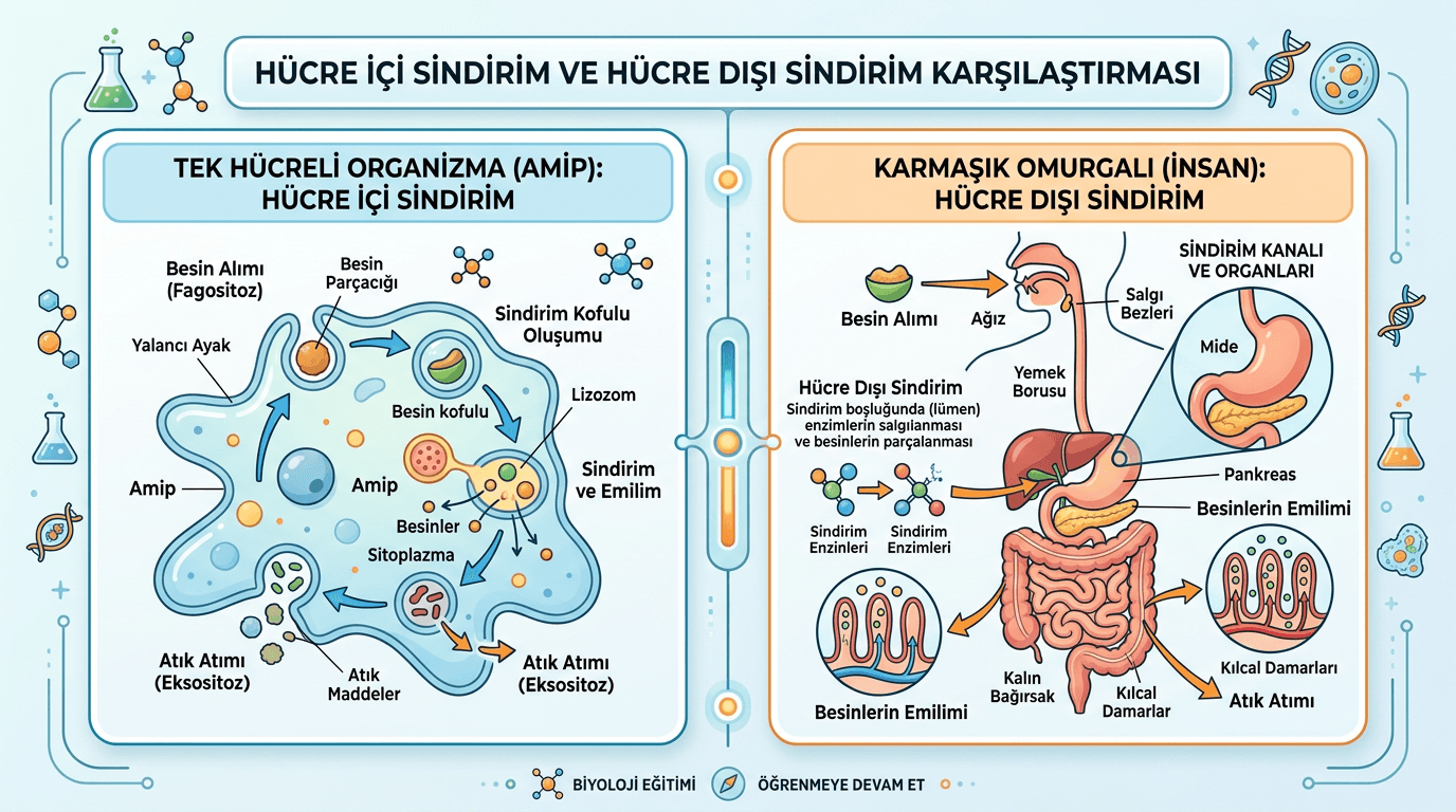 Canlılarda Sindirim Dünyasını Keşfedin: Türler, Yapılar ve Sınıflandırma