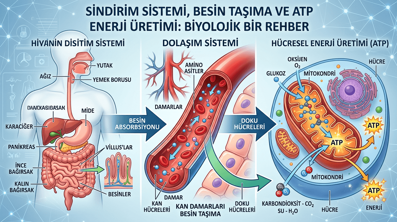 Yaşamın Yakıtı: Besinlerden Enerjiye Uzanan Üç Büyük Adım