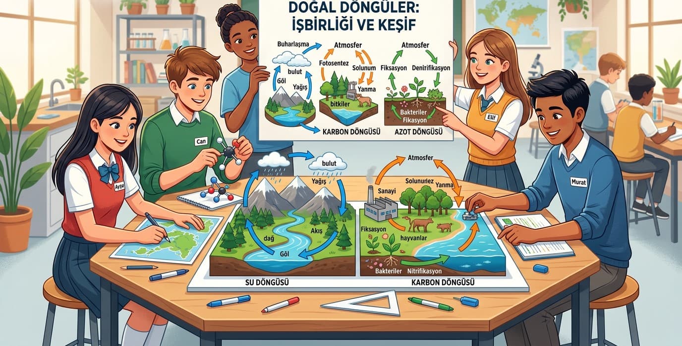 Doğanın Geri Dönüşüm Mucizesi: Madde Döngülerini Kendi Modellerimizle Anlıyoruz
