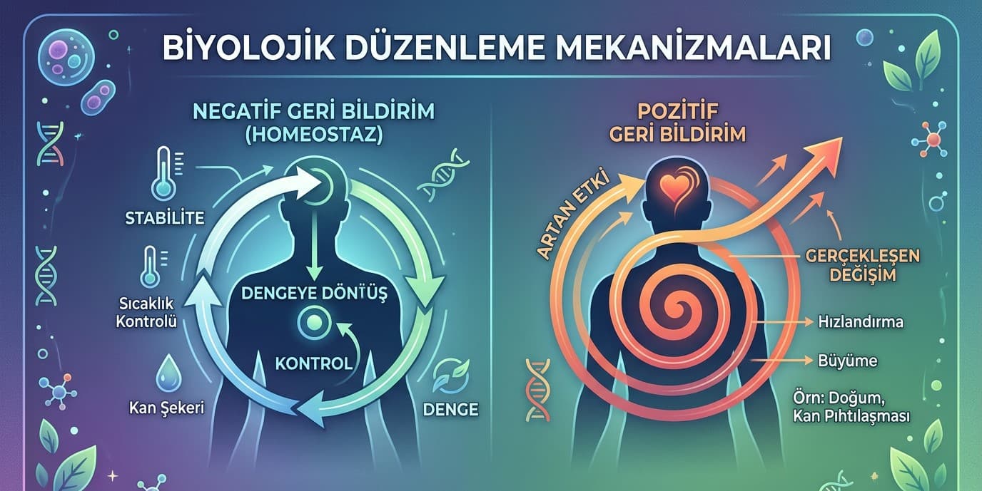 Vücudumuzun Görünmez Ayarları: Pozitif ve Negatif Geri Bildirim Mekanizmaları