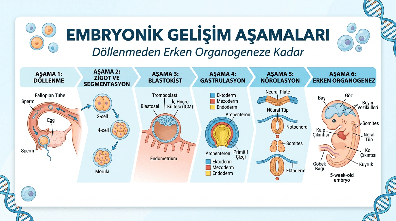 Bir Hücreden Yaşama Yolculuk: Embriyonik Gelişim Sürecini Nasıl Araştırırız?