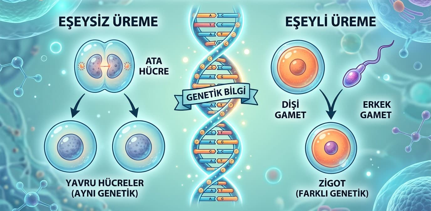 Canlıların Devamlılığı: Eşeysiz ve Eşeyli Üreme Arasındaki Bilimsel Yolculuk