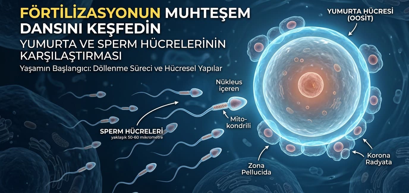 Yaşamın Mimarları: Üreme Hücrelerinin Oluşum Süreci ve Yapısal Karşılaştırması