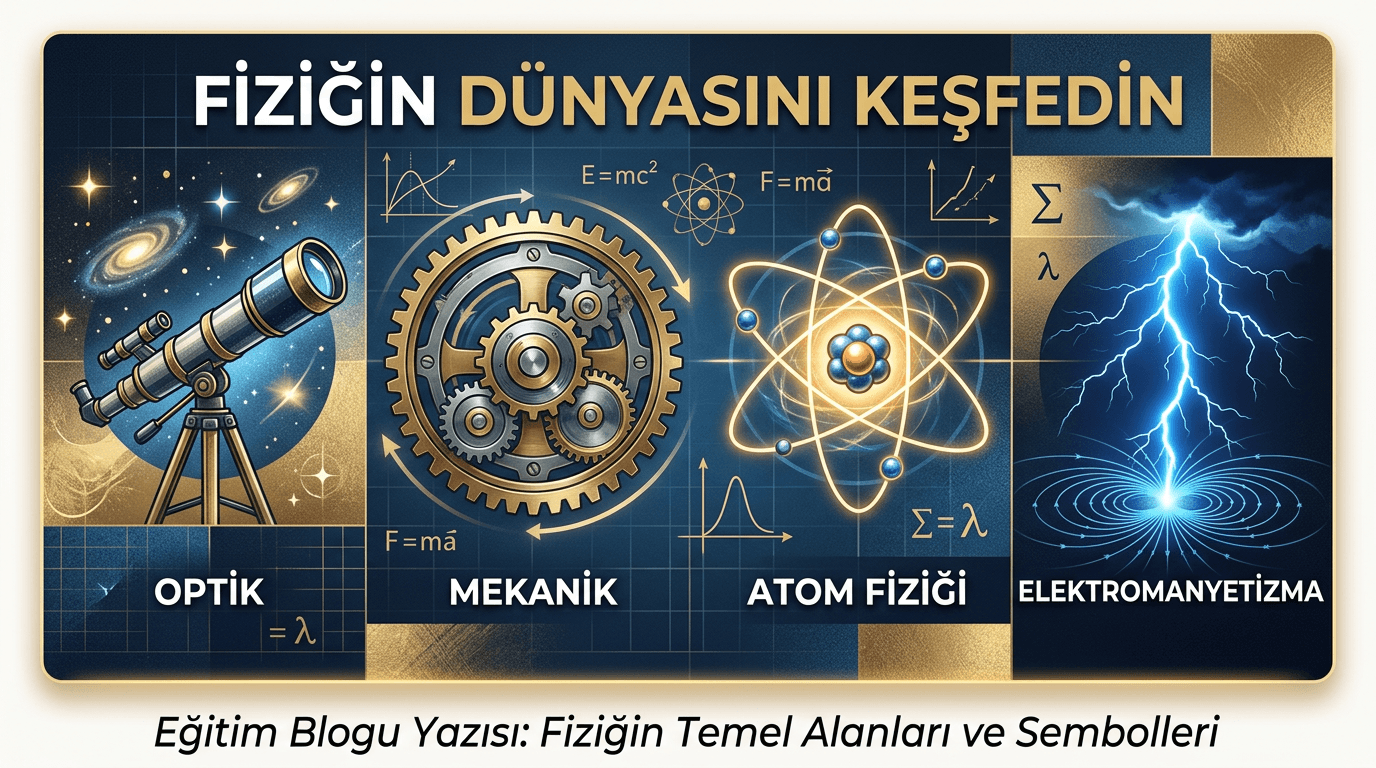 Fizik Dünyasına Yolculuk: Evrenin Şifrelerini Çözen 8 Alt Dal