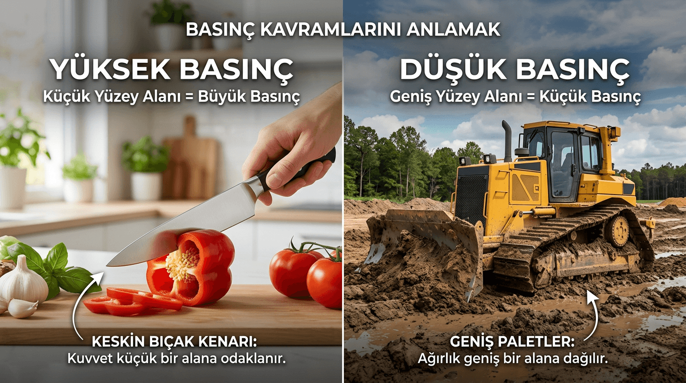 Basıncın Gücü: Günlük Hayattan Matematiksel Modele Bir Yolculuk