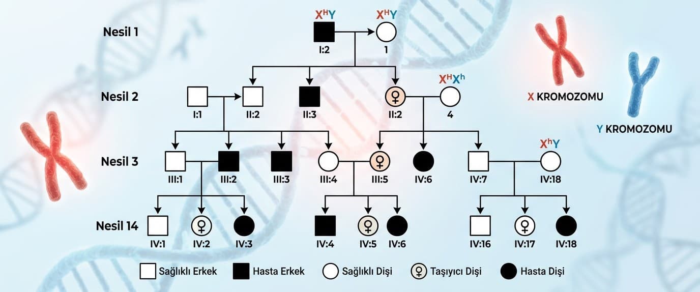 Genetik Dedektiflik: Soy Ağaçlarında Eşeye Bağlı Kalıtımın İzini Sürmek