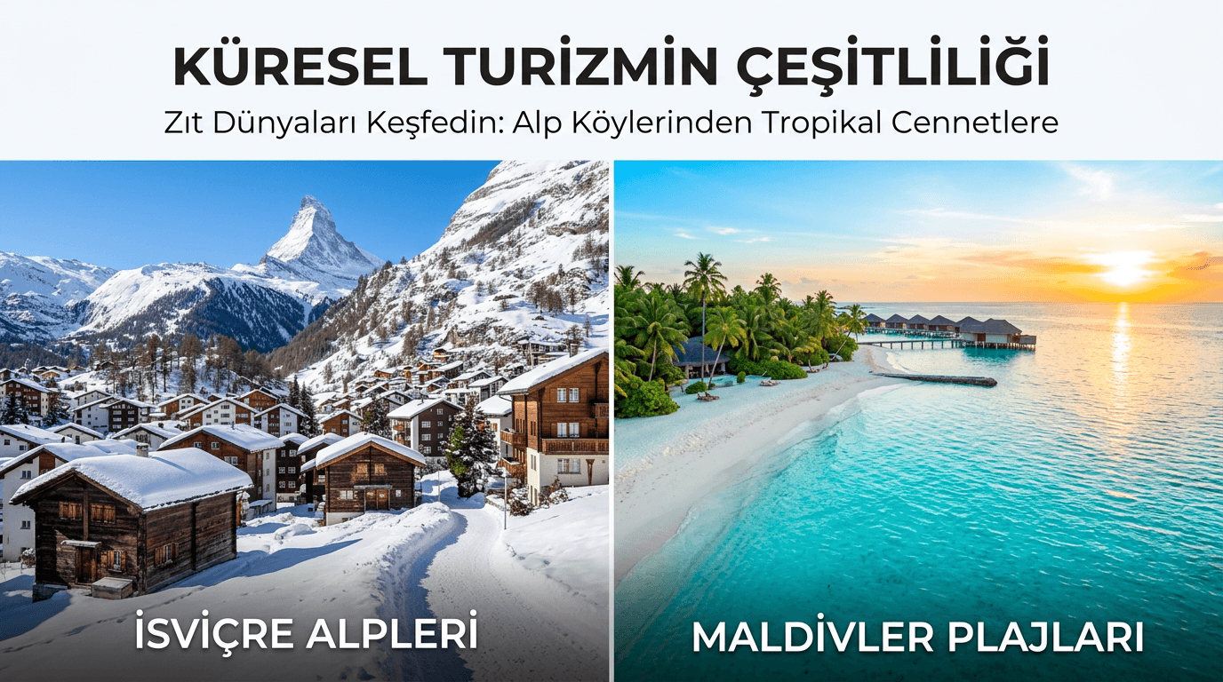 Örnek Ülkelerin Turizm Faalliyetlerinin Karşılaştırması