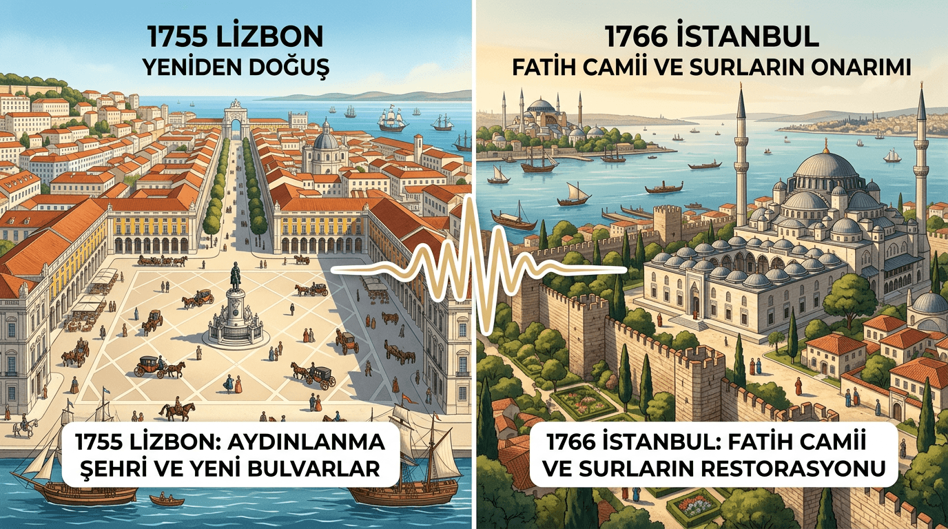 Tarihi Sarsan İki Şehir: 1755 Lizbon ve 1766 İstanbul Depremleri
