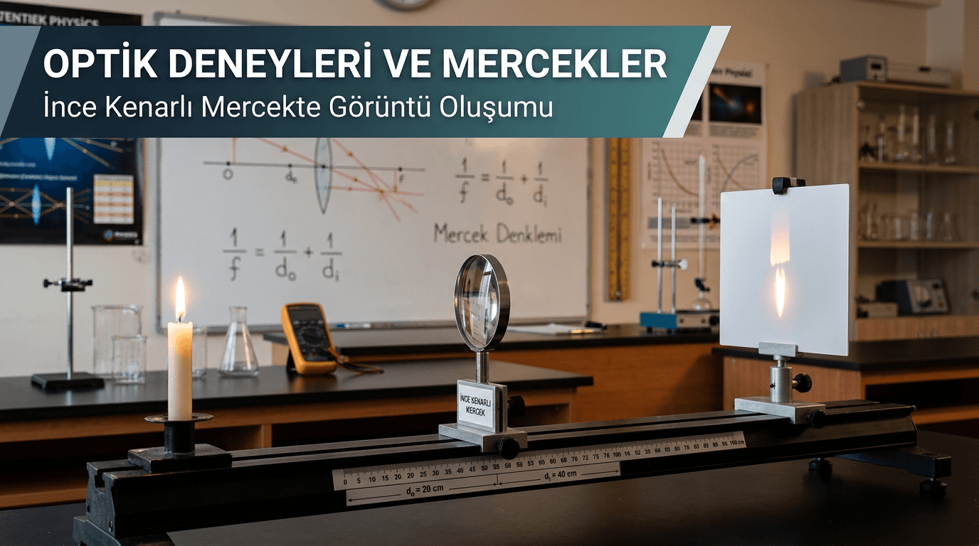 Merceklerde Görüntü Oluşumu: Deney Tasarımı ve Veri Analizi Rehberi