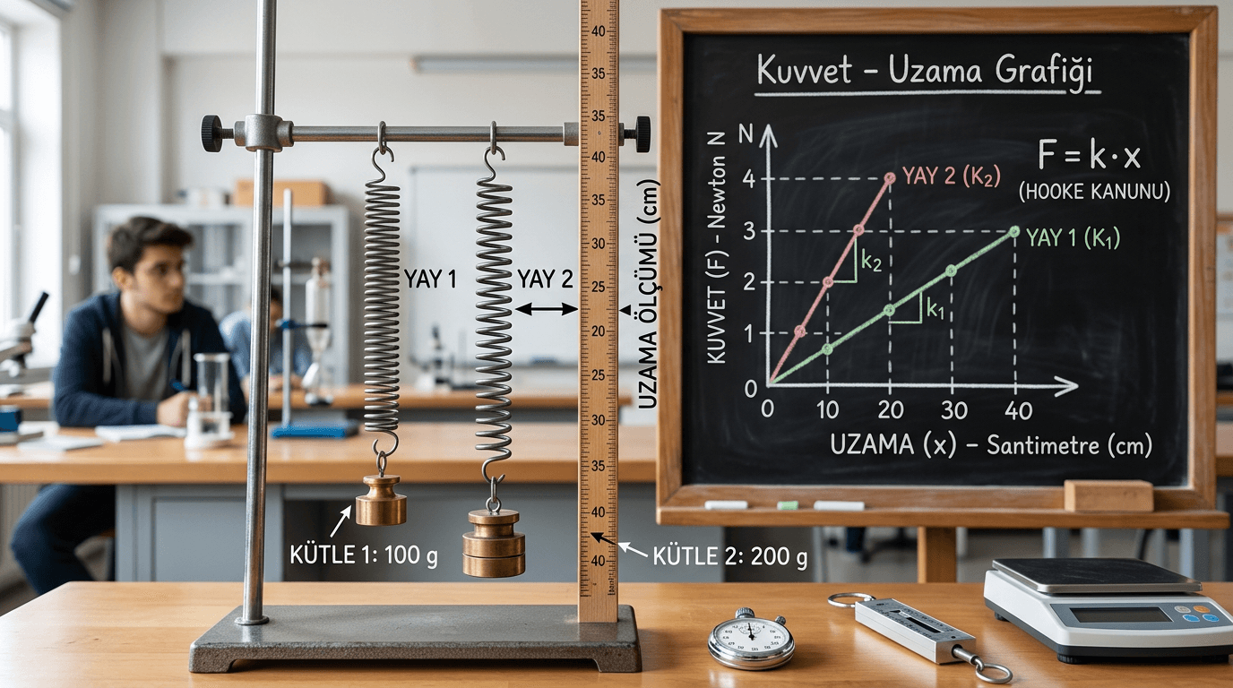 Yay Sabitini Keşfetmek: Kuvvet, Uzanım ve Esnekliğin Dinamiği