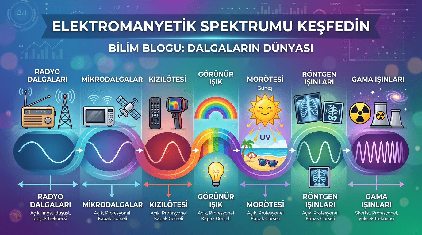 Görünmezin Peşinde: Elektromanyetik Dalgaların Gizemli Dünyası ve Sınıflandırılması