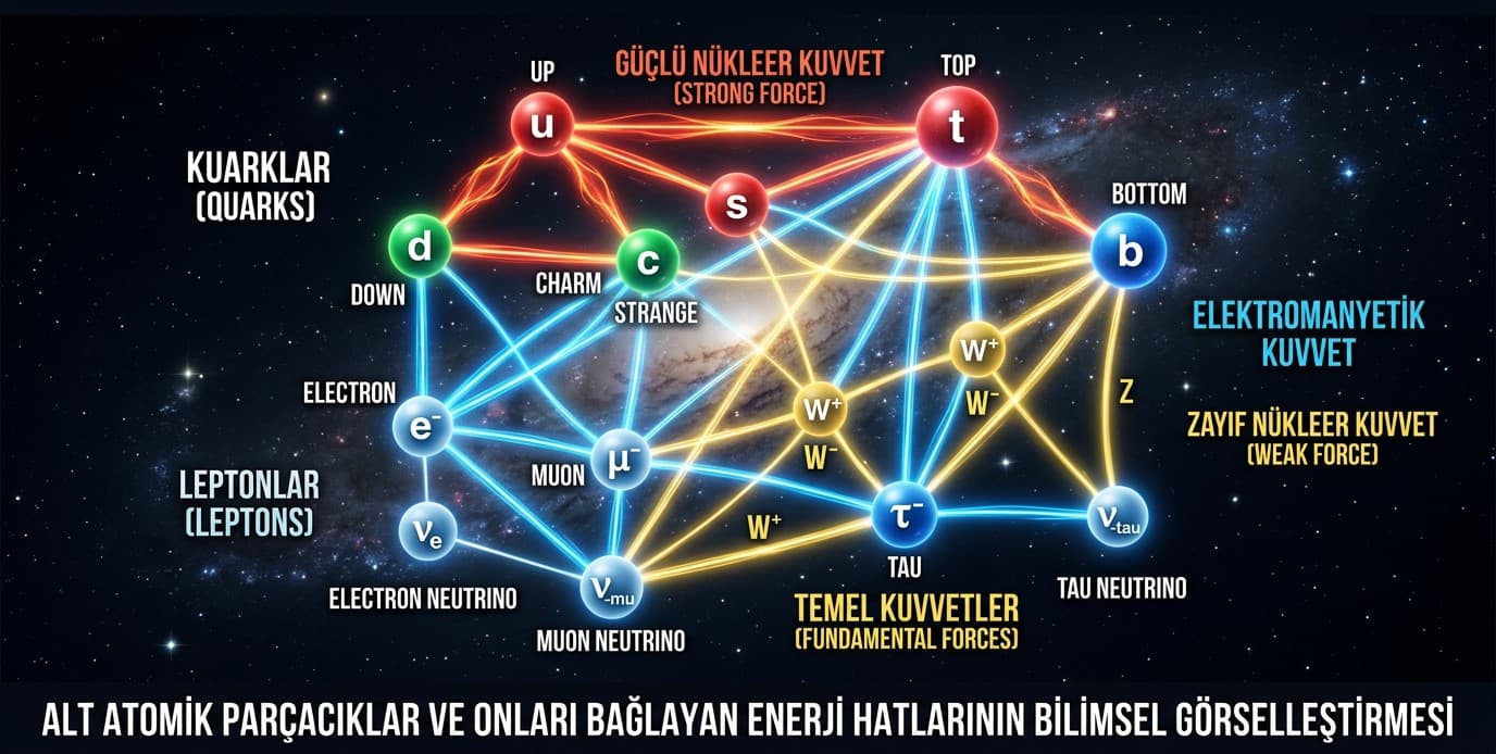 Evrenin Yapı Taşlarını Keşfetmek: Standart Model ve Temel Parçacıklar