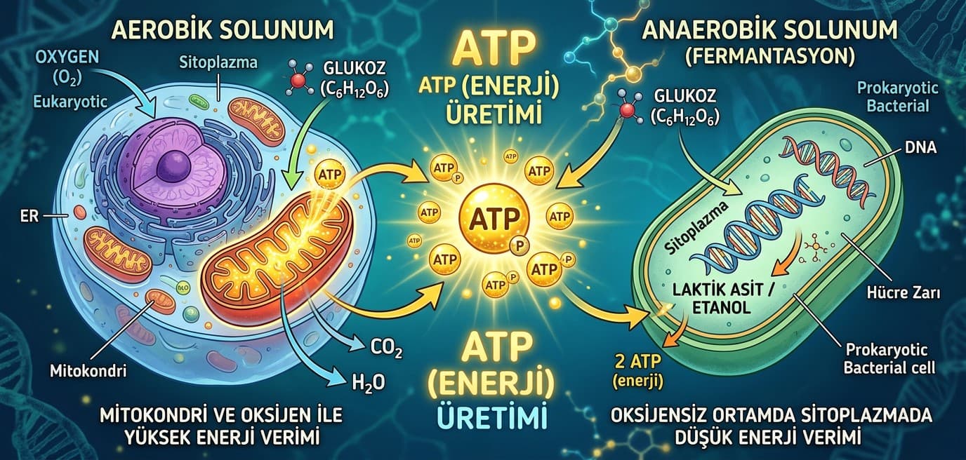 Solunum Nedir? Oksijenli ve Oksijensiz Solunum