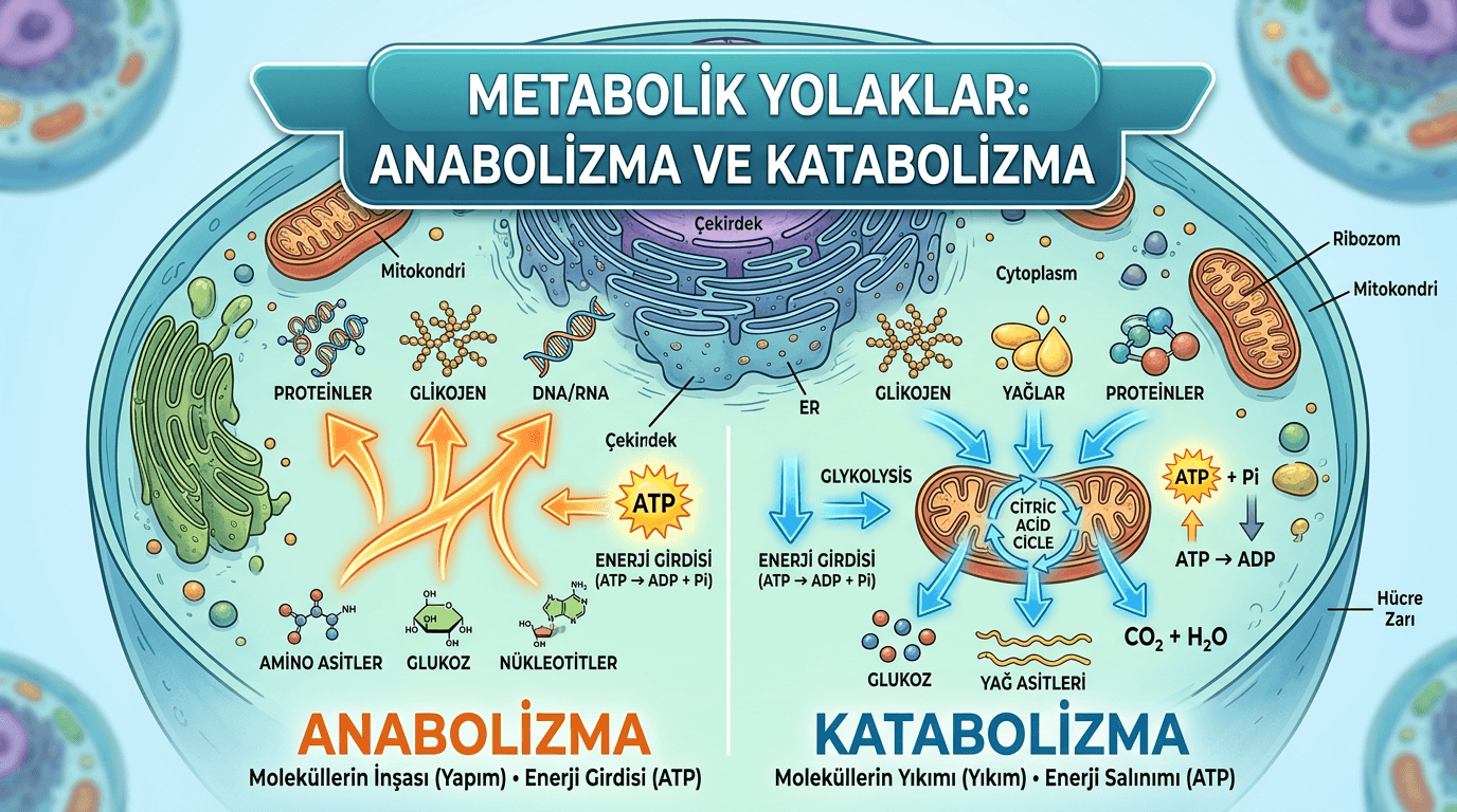 Metabolizma Nedir? (Anabolizma, Katabolizma)