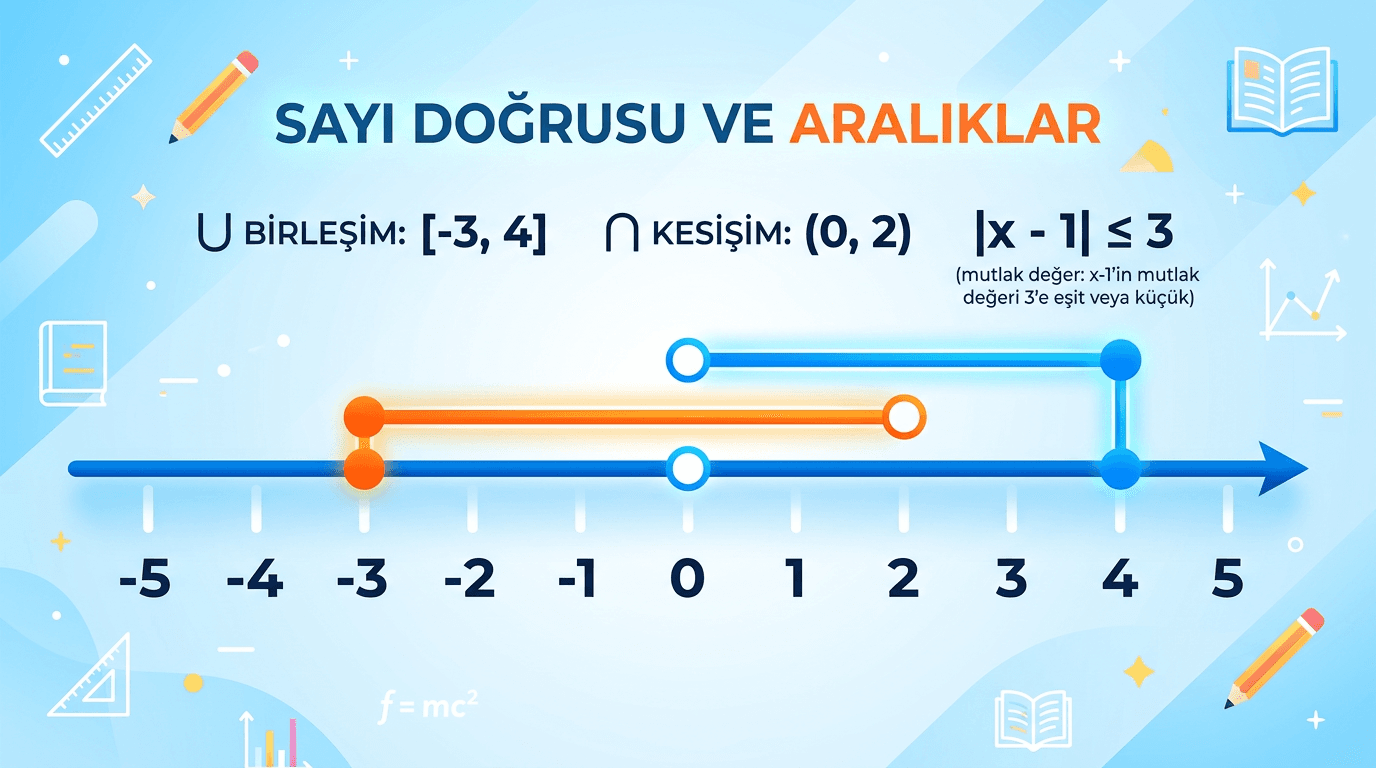 Sayıların Sınırlarını Keşfetmek: Gerçek Sayı Aralıkları ve Küme İşlemleri