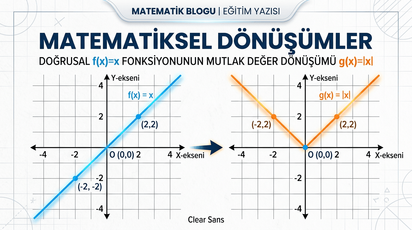 Mutlak Değer Fonksiyonlarını Anlamak: Doğrusal Çizgilerden 'V' Şekline Yolculuk