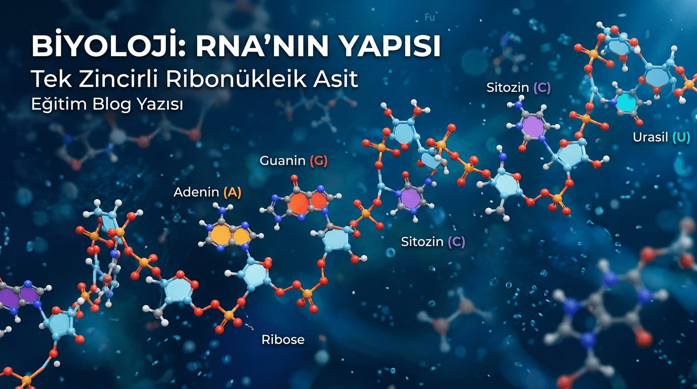 RNA Nedir? (Yapısı, Çeşitleri: mRNA, tRNA, rRNA)