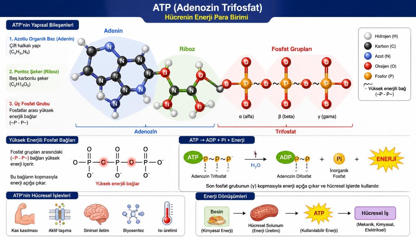 ATP Nedir? (Yapısı, Enerji Depolama)