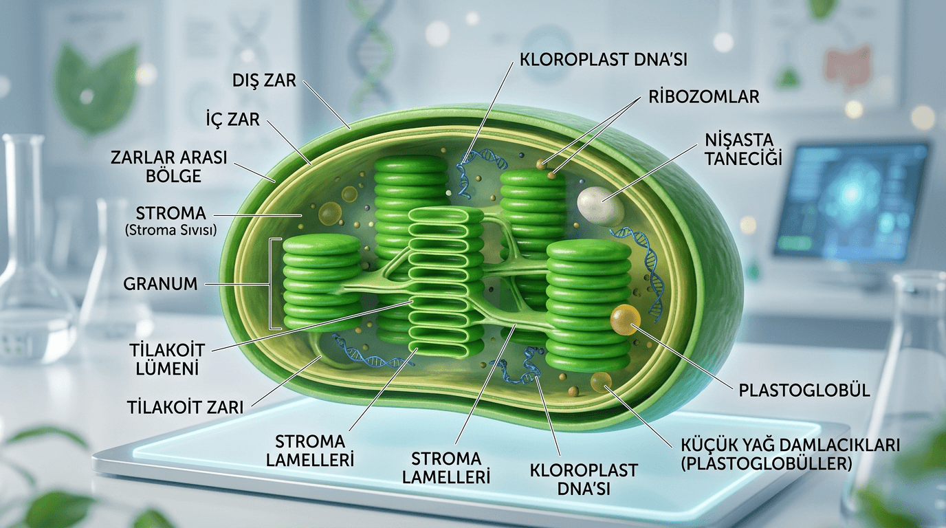 Kloroplast Nedir? (Yapısı, Görevleri, Fotosentez)