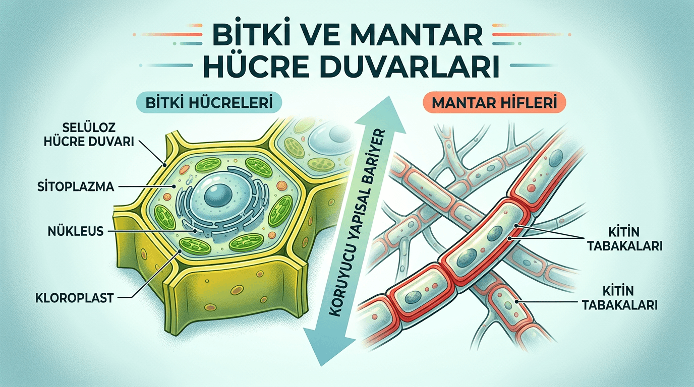 Hücre Duvarı Nedir? (Bitki ve Mantar Hücrelerinde, Yapısı, Görevleri)
