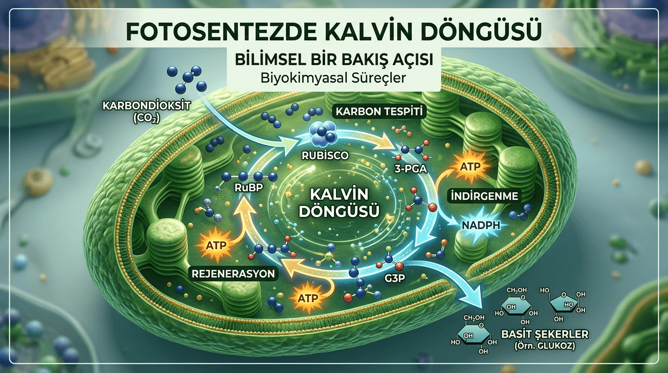 Işıktan Bağımsız Reaksiyonlar Nedir? (Calvin Döngüsü)