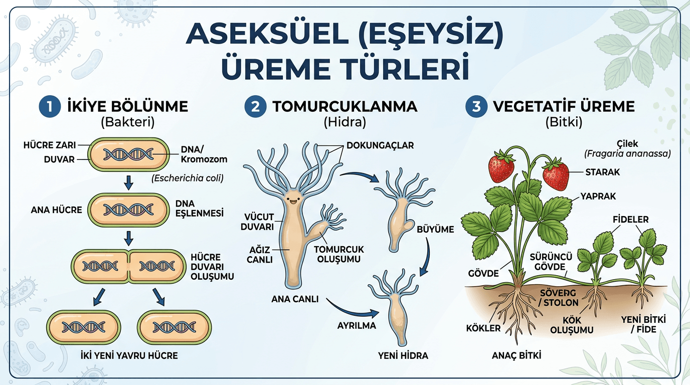 Eşeysiz Üreme Nedir?