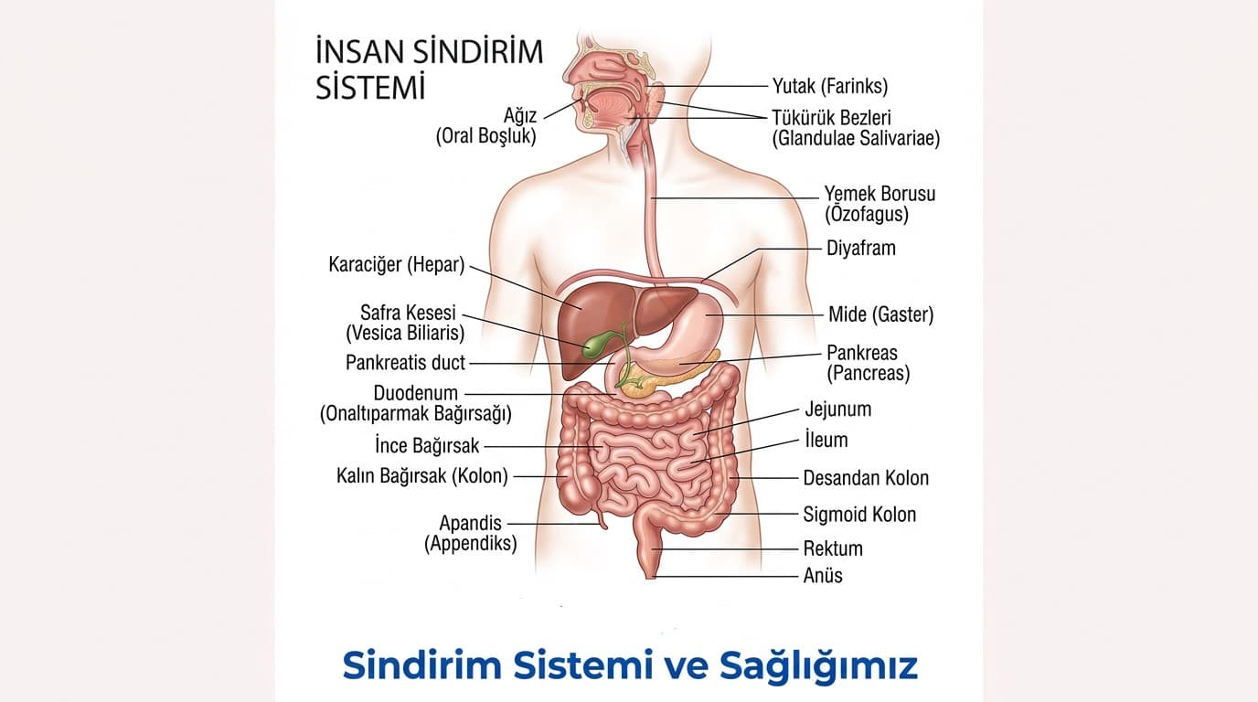 Sindirim Sistemi Organları Nelerdir?