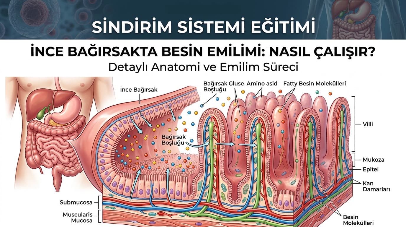 Besinlerin Sindirimi ve Emilimi Nasıl Gerçekleşir?