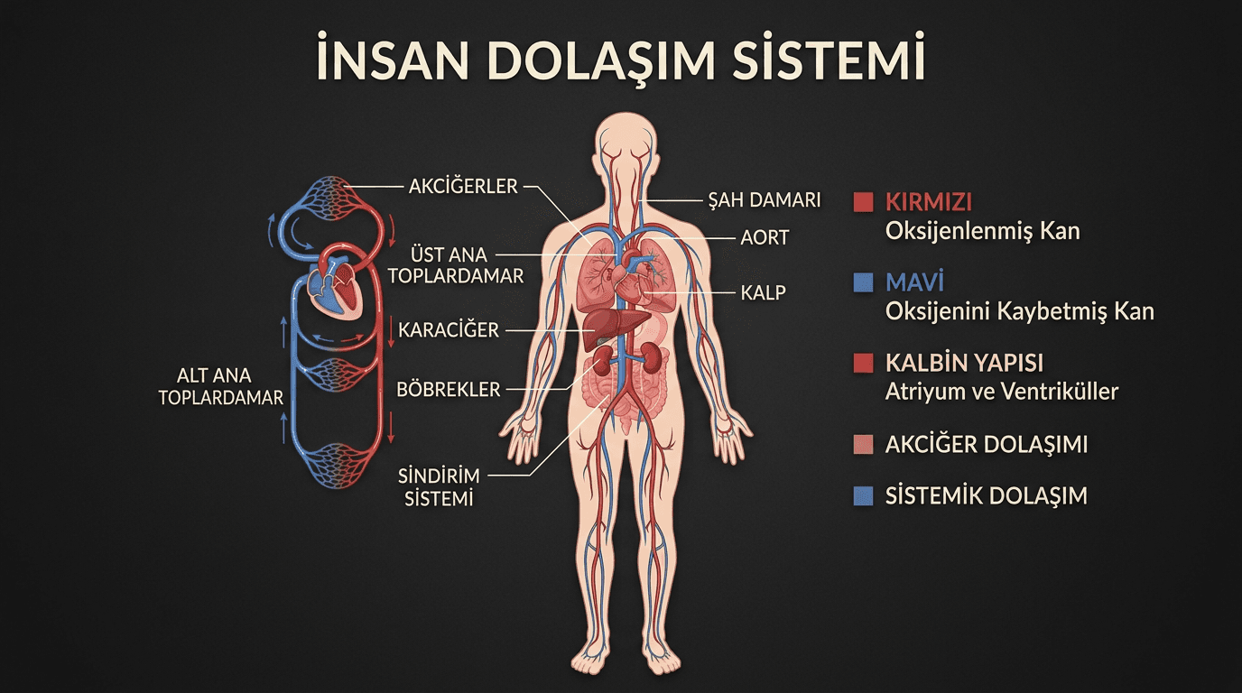Küçük ve Büyük Kan Dolaşımı Nedir?