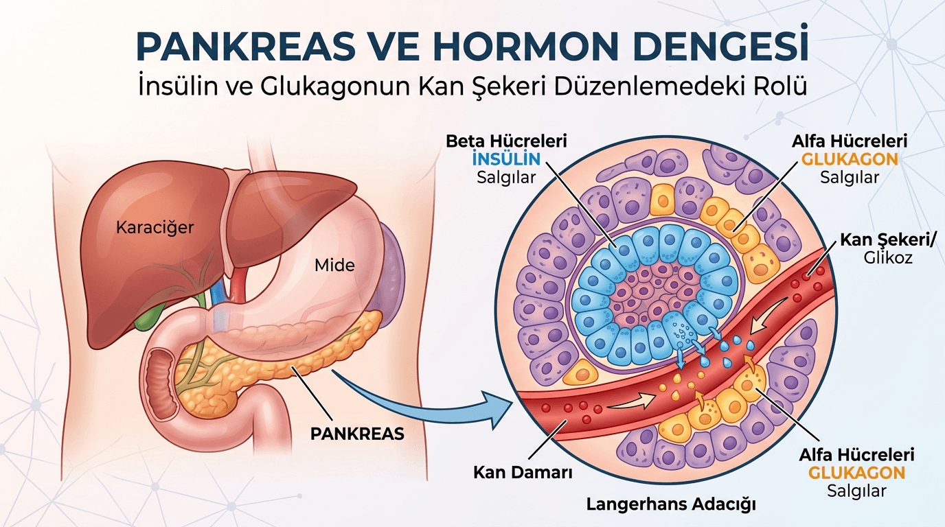 Pankreas Nedir? (İnsülin, Glukagon)