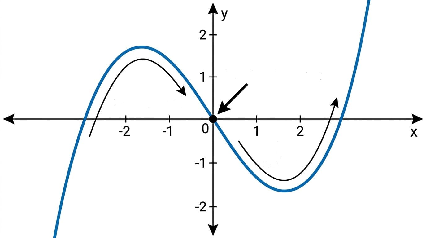 What are inflection points?