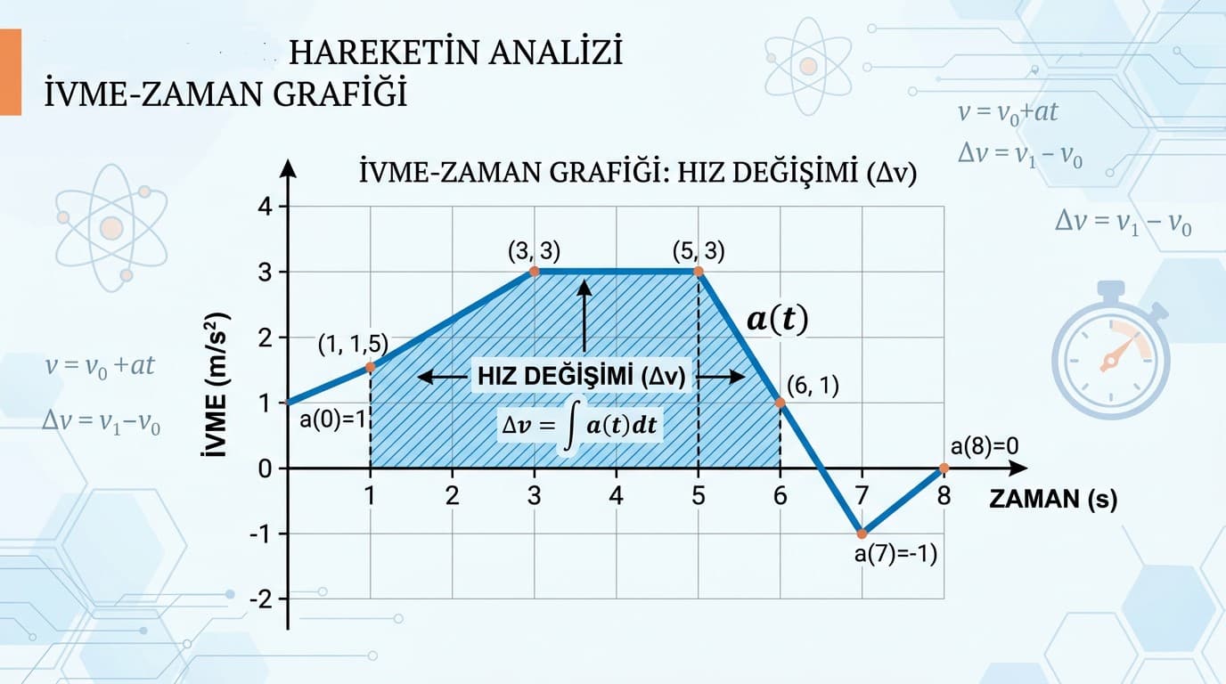İvme-Zaman Grafiği Nasıl Yorumlanır?