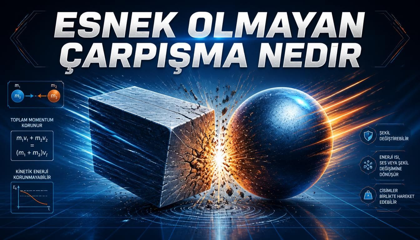 Esnek Olmayan Çarpışma Nedir?