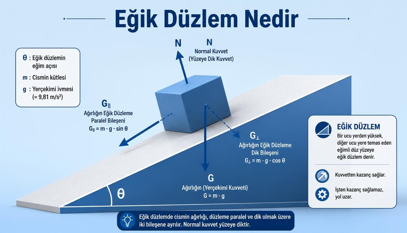Eğik Düzlem Nedir?