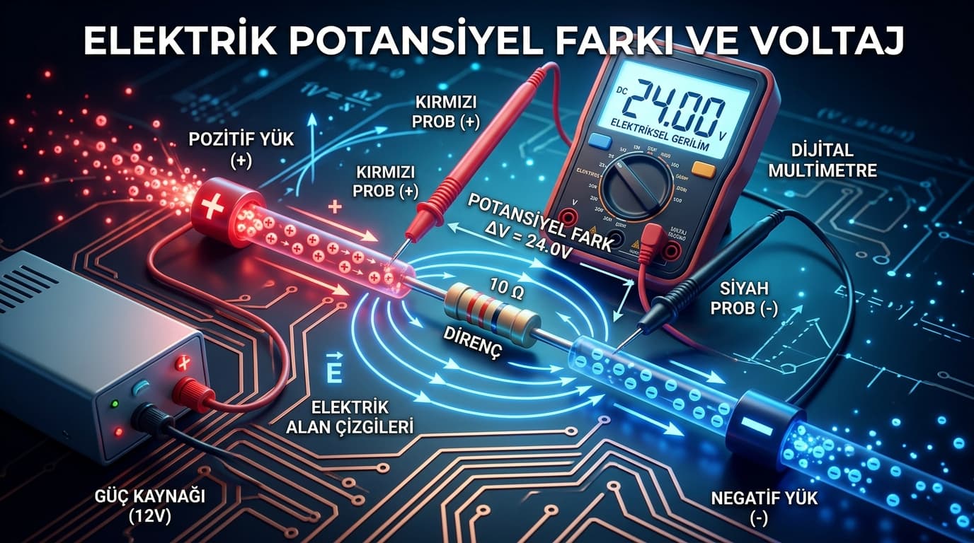 Gerilim (Potansiyel Fark) Nedir?