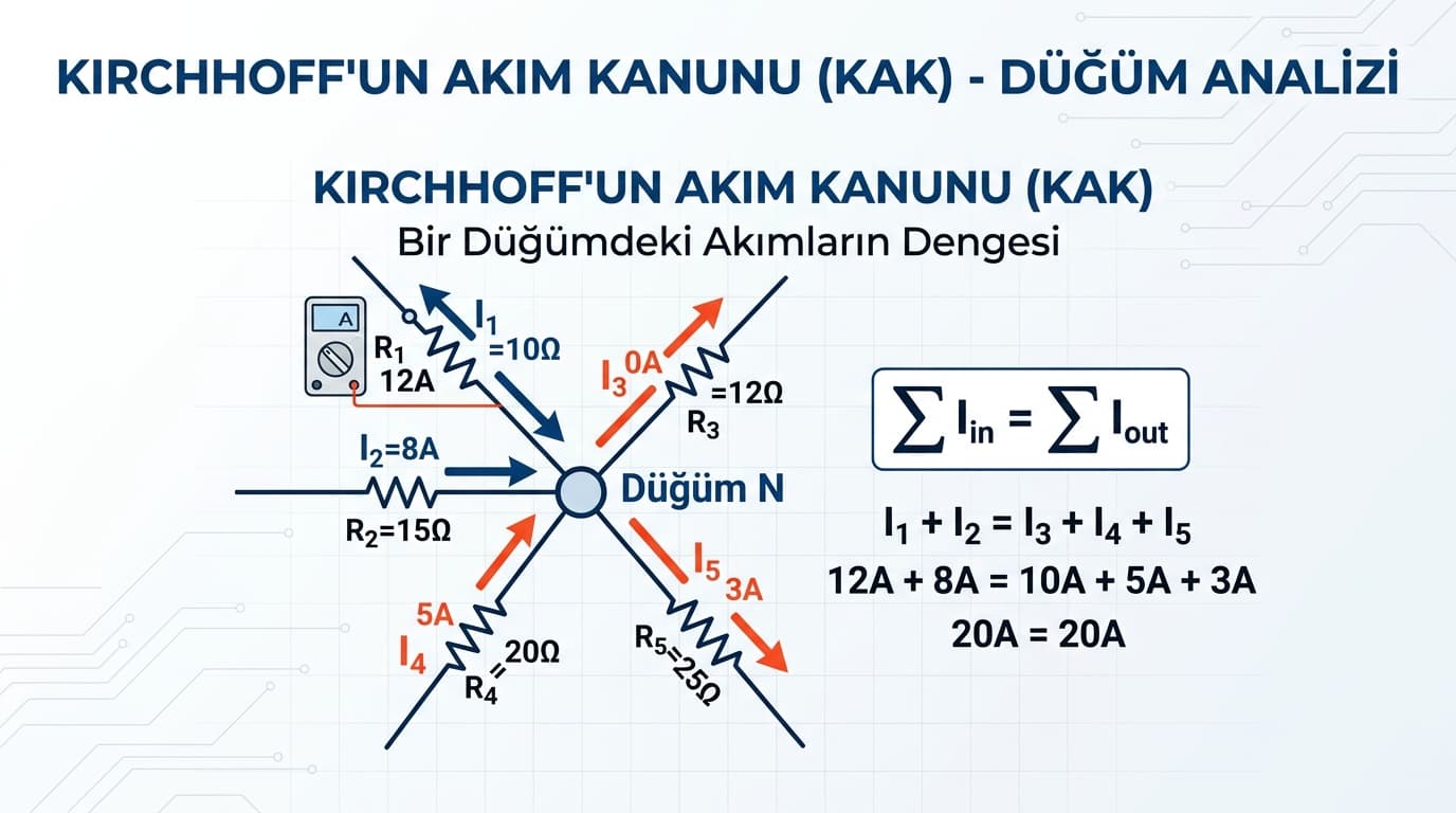 Kirchhoff Akım Yasası Nedir?