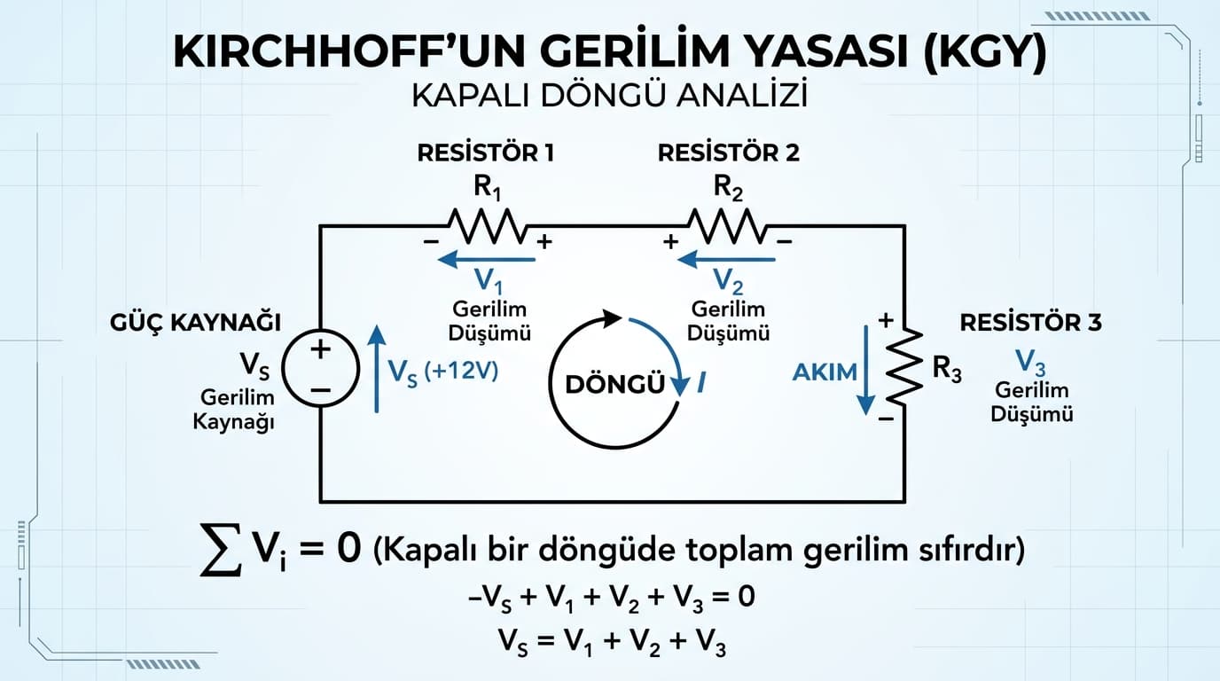 Kirchhoff Gerilim Yasası Nedir?