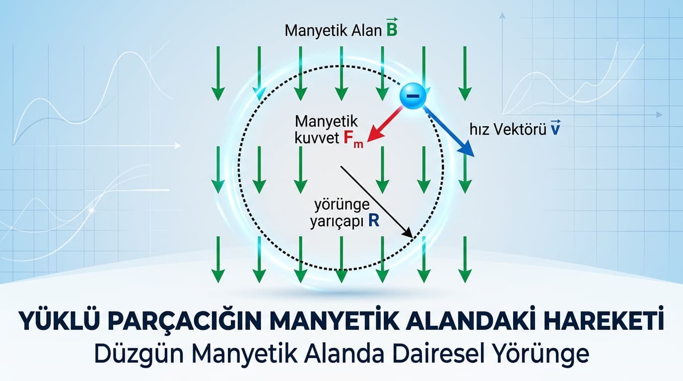 Yüklü Parçacığa Etki Eden Manyetik Kuvvet Nedir?