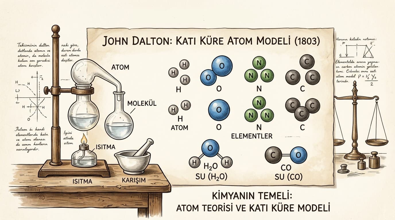 Dalton Atom Modeli Nedir?