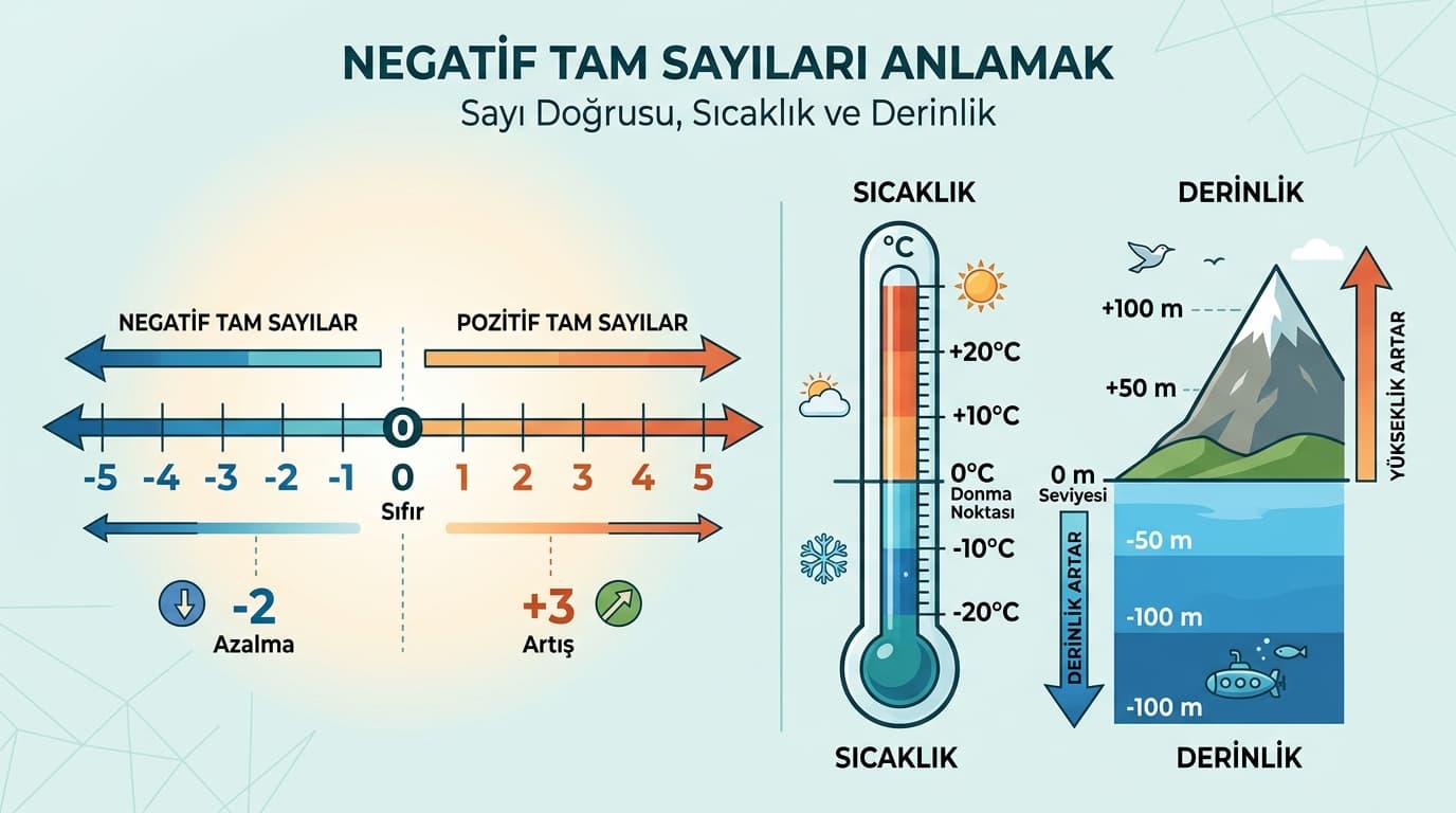 Negatif Tam Sayılar Nelerdir?