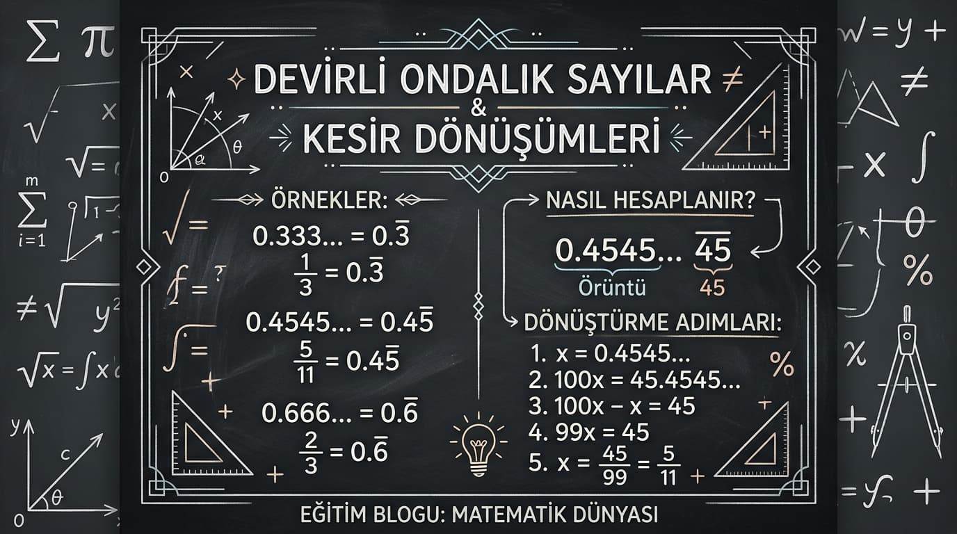 Devirli Ondalık Sayılar Nedir?