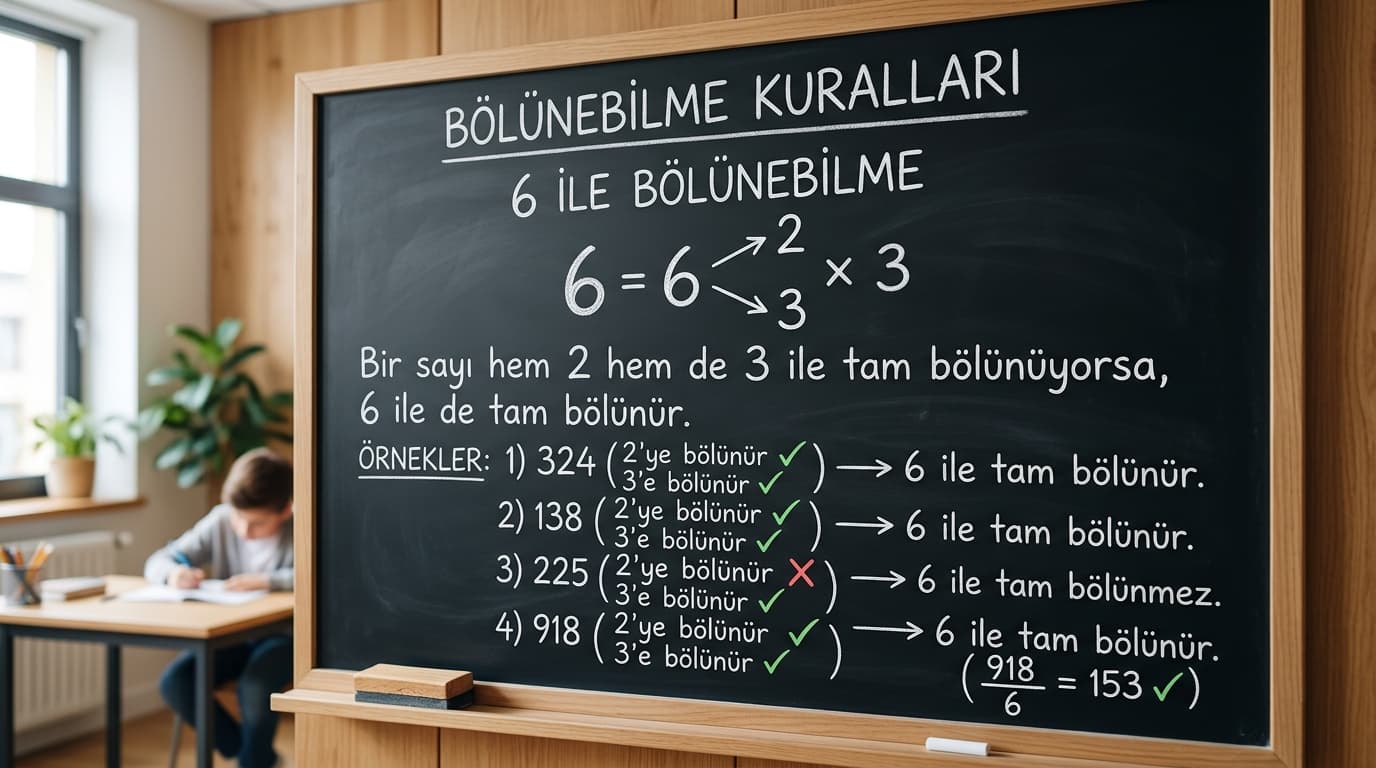 6 ile Bölünebilme Kuralı Nedir?
