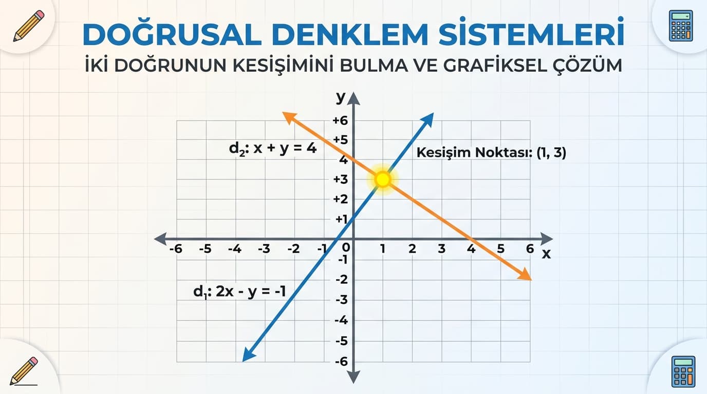 İki Bilinmeyenli Doğrusal Denklemler Nedir?