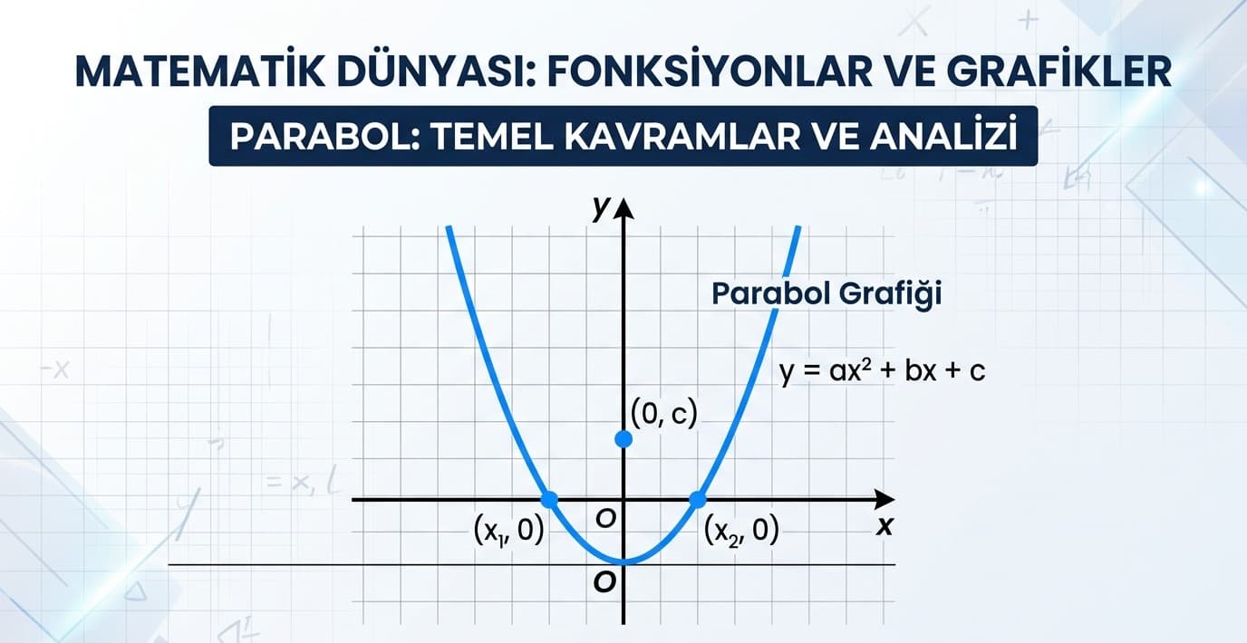 Parabolün Eksenleri Kesim Noktaları Nasıl Bulunur?