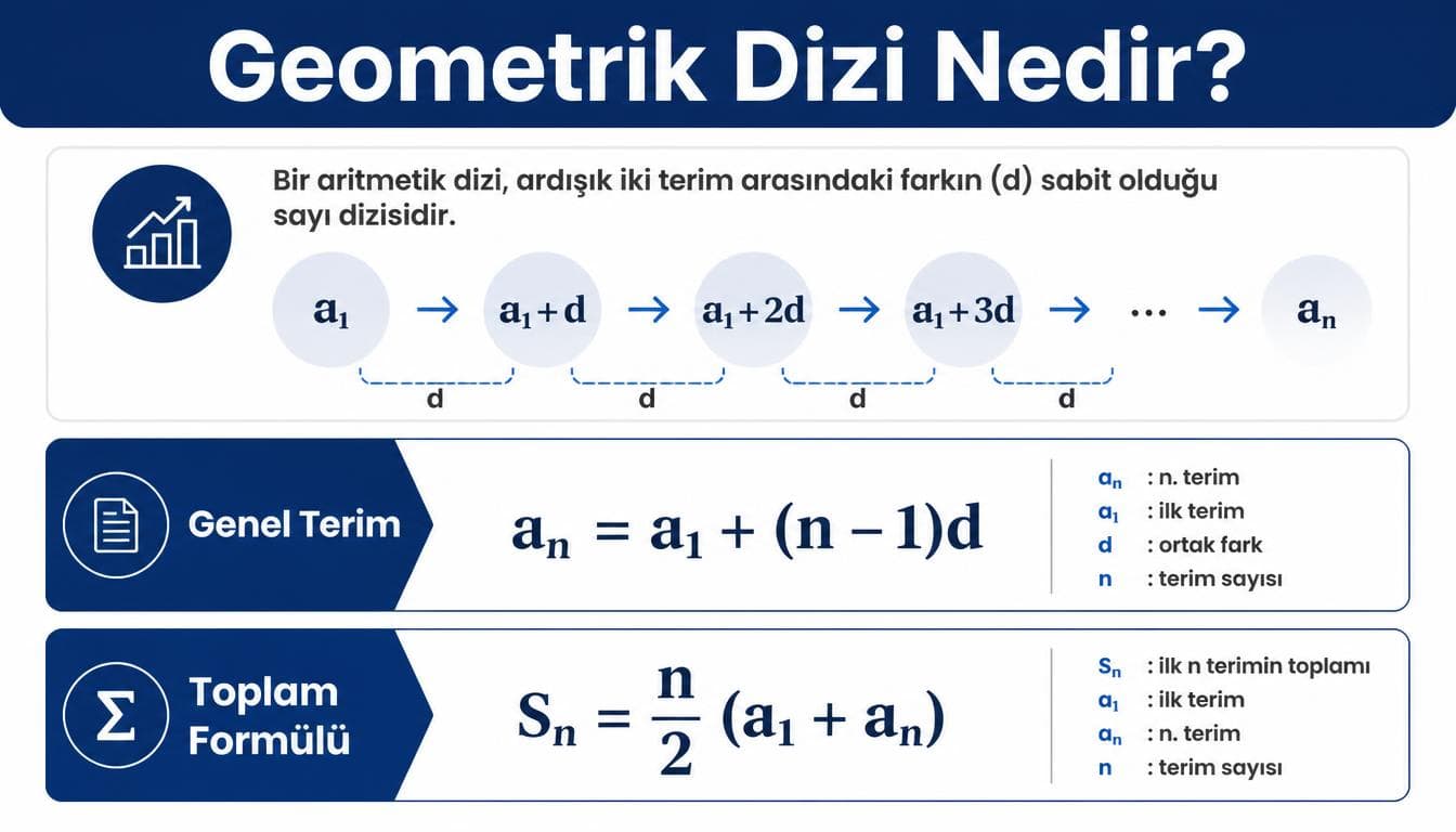 Geometrik Dizi Nedir? (Genel Terim, Toplam Formülü)