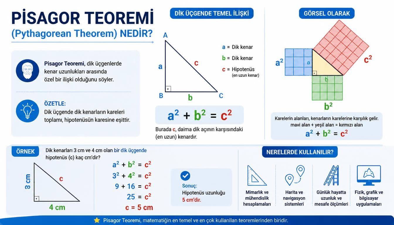 Pisagor Teoremi Nedir?