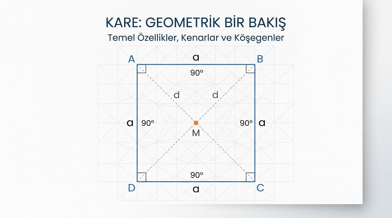 Kare Nedir? (Özellikleri, Alan, Çevre)