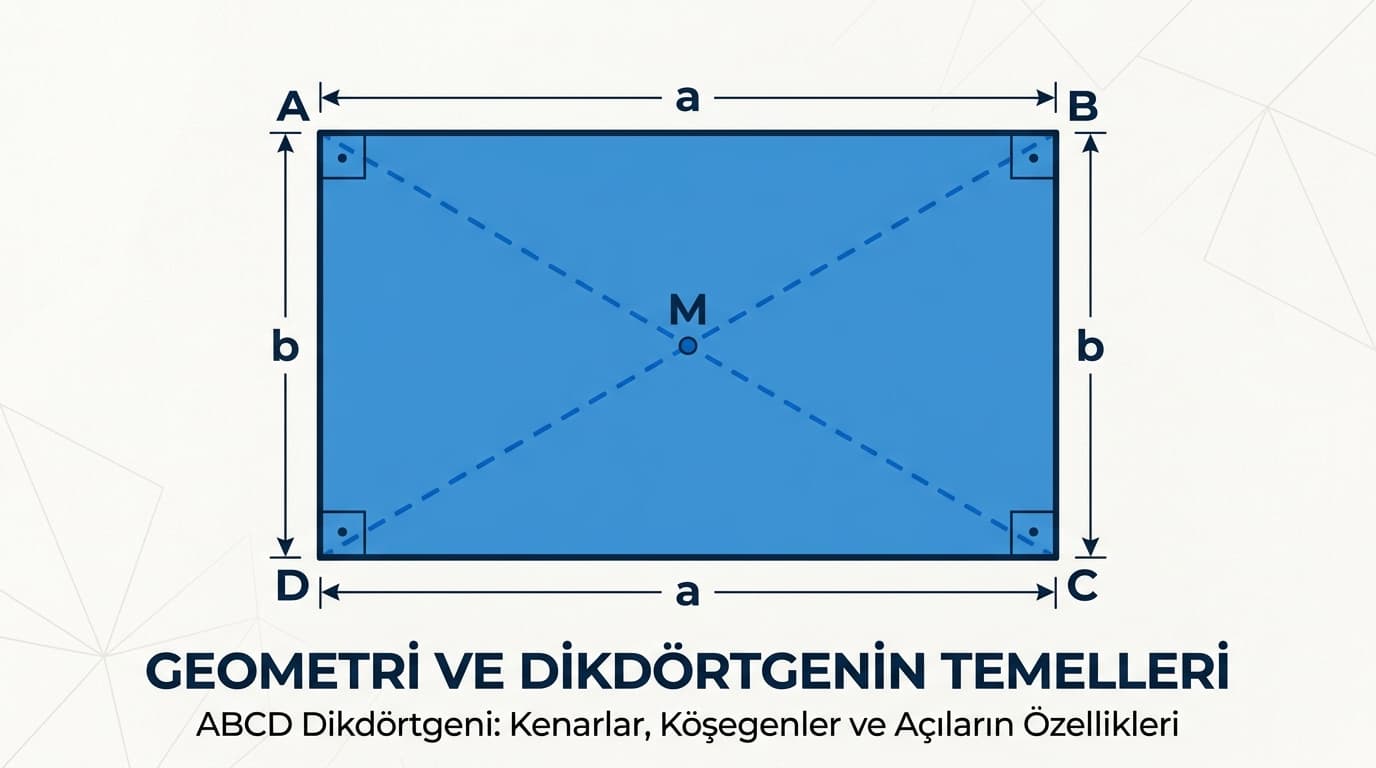 Dikdörtgen Nedir? (Özellikleri, Alan, Çevre)