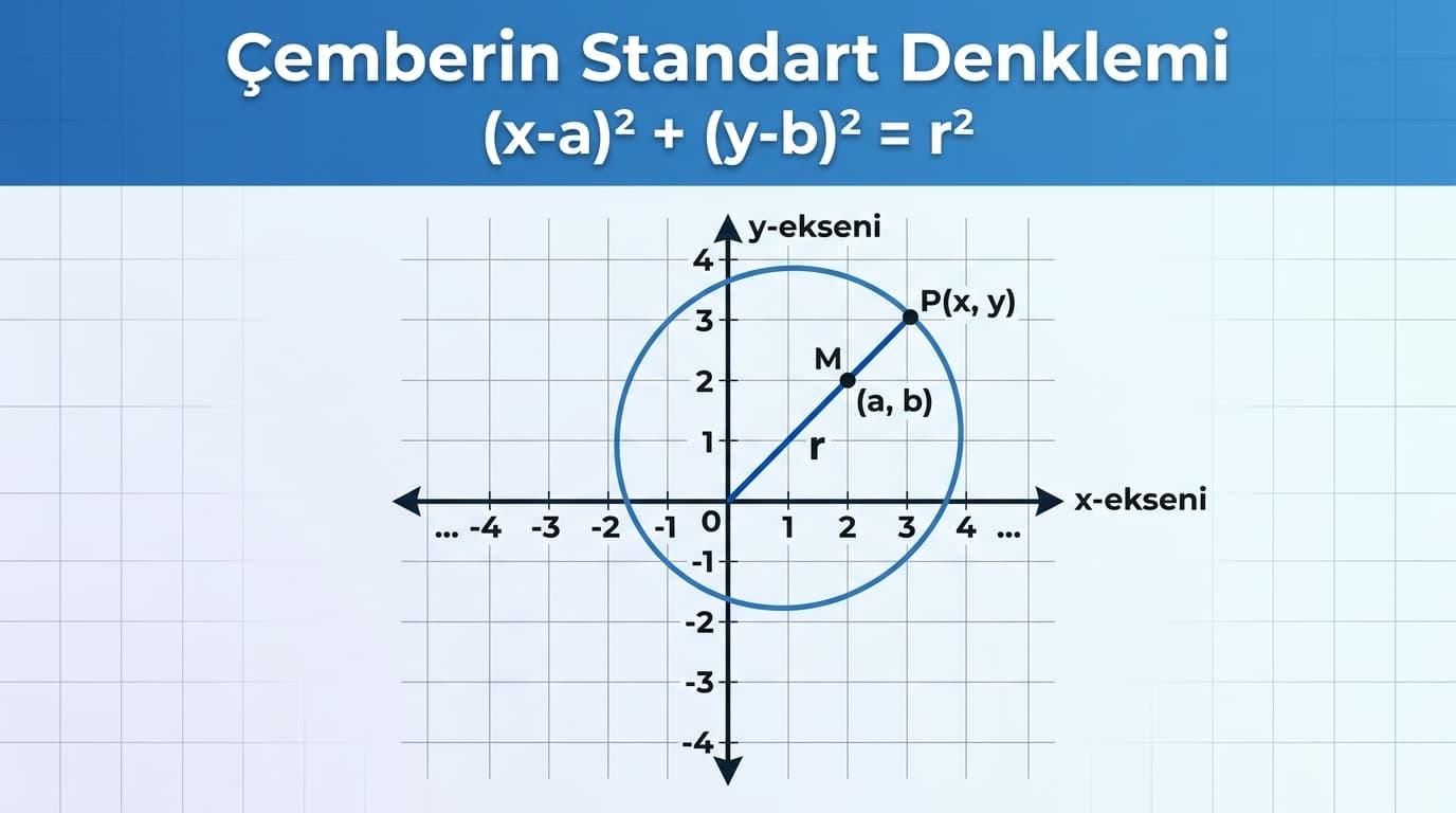 Çemberin Analitik İncelenmesi Nedir? (Denklem, Merkez, Yarıçap)